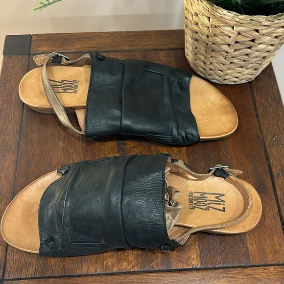 Miz Mooz Agnes Women’s slingback leather Sandal. Size 11 - Picture 3 of 10